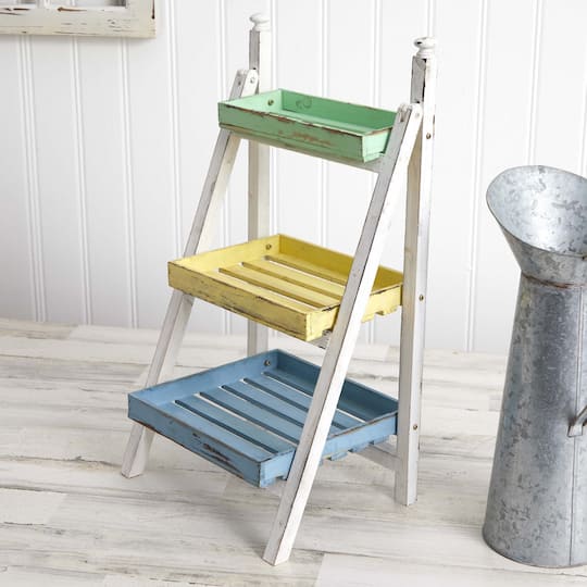 2ft. Farmhouse Decorative Plant Display Stand
